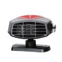 Car Portable Heater Hot Cool Fan Windscreen Window Demister Defroster DC 24V (Red)