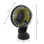 F402 Portable Car Center Console Sucker Electric Cooling Fan with Aromatherapy