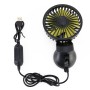 F402 Portable Car Center Console Sucker Electric Cooling Fan with Aromatherapy