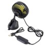 F403 Portable Car Center Console Sucker Electric Cooling Fan with Aromatherapy