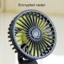 F403 Portable Car Center Console Sucker Electric Cooling Fan with Aromatherapy