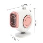 Portable Car Dashboard Electric Heater Winter Defroster, Voltage:24V(White)