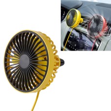 Портативный вентилятор с воздушным воздухом F829 с светодиодным светом (желтый)