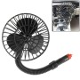 Car Truck Vehicle Cooling Mini Fan with Cigarette Plug 12V Powered(Black)