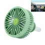 Car Vent Fan Multi-function USB Interface Mini LED Lamp Car Fan(Green)