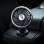 Automobile Multi-function Electric Fan Car Air Outlet USB Interface Mini Fan(Black)