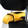 F415 автомобиль многофункциональный сиденье назад USB -вентилятор (желтый)