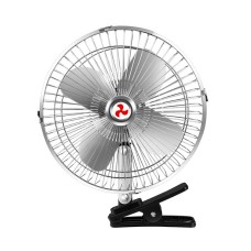 Car Powerful Fixing Clip Cooling High Wind Power Electric Fan, Specification: 10 inch Metal 12V