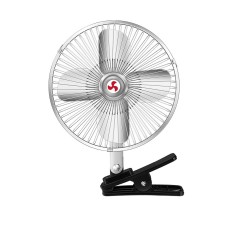 Car Powerful Fixing Clip Cooling High Wind Power Electric Fan, Specification: 8 inch Metal 12V