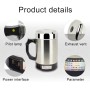 Universal DC 24V Stainless Steel Car Electric Kettle Heated Mug Heating Cup with Charger Cigarette Lighter for Car and Family, Capacity: 880ML