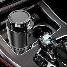 Portable 2 in 1 Smart Dual-purpose Heating Cooling Cup Holder for Car and Home(Black)