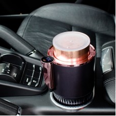 Portable 2 in 1 Smart Dual-purpose Heating Cooling Cup Holder for Car and Home(Purple)