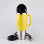 Электрическая вода, изолированная автомобильная кружка, перемещение чайника, емкость: 450 мл, напряжение: 12 В (желтый)