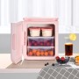 Baseus Igloo Mini Blidge 6l Cooler Hopreder холодильник для студентов 220V EU Plug (Pink)