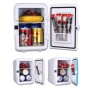 Vehicle Auto Portable Mini Cooler and Warmer 4L Refrigerator for Car and Home, Voltage: DC 12V/ AC 220V(White)