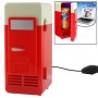 Mini USB -пик -холодильник / банки с напитками охлаждение / отопление (красный)