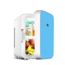 Somate SMT-8L Digital Display Car Домашний мини-холодильник с двойным использованием, цвет: синий, спецификация: CN Plug
