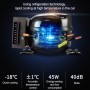 15L Car Refrigerator Freezer Cooler Car Fridge Compressor for Car Home Picnic Refrigeration -20 Degree(Gray)