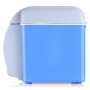 7,5 -лизающая емкость Портативный автомобильный холодильник теплый грузовик термоэлектрический электрический электрический холодильник для перемещения лодки RV (синий)