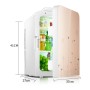 20L Car Home Heating and Cooling Small Refrigerator, Specification:CN Plug, Style:Single-core(Gold)