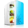 20L Car Home Heating and Cooling Small Refrigerator, Specification:CN Plug, Style:Single-core(Blue)