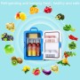 20L Car Home Heating and Cooling Small Refrigerator, Specification:CN Plug, Style:Single-core(Blue)