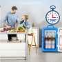 20L Автомобильный дом отопление и охлаждение маленький холодильник, спецификация: CN Plug, Style: одноядные (синий)