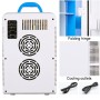 20L Car Home Heating and Cooling Small Refrigerator, Specification:CN Plug, Style:Not Single-core(Blue)