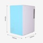 Cabinet Type Car Home Dual-purpose 16-liter Hot and Cold Small Refrigerator, Style:Single-core Red Door(CN Plug)