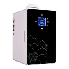 Cabinet Type Car Home Dual-purpose 16-liter Hot and Cold Small Refrigerator, Style:Digital Display Black(CN Plug)