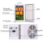 Тип шкафа автомобиль дома Двухцелевой 16-литровый горячий и холодный маленький холодильник, стиль: цифровой дисплей Black (CN Plug)