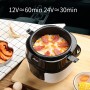 COOLBOX Vehicle Multi-function Mini Rice Cooker Capacity: 2.0L, Version:12V-220V Household / Car