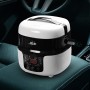 COOLBOX Vehicle Multi-function Mini Rice Cooker Capacity: 2.0L, Version: 24V-220V Household / Car + Battery Connection Cable