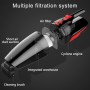 Car / Household Wireless Portable 120W Handheld Powerful Vacuum Cleaner without LED Light EU Plug(Black)