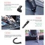 Car / Household Wireless Portable 120W Handheld Powerful Vacuum Cleaner with LED Light EU Plug (Black)