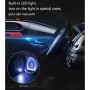 Car / Household Wireless Portable 120W Handheld Powerful Vacuum Cleaner with LED Light EU Plug (White)