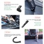 Car Wired Portable 120W Handheld Powerful Vacuum Cleaner Cable Length: 5m, without LED Light (Black)