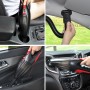 Car Wired Portable 120W Handheld Powerful Vacuum Cleaner with LED Light Cable Length: 5m(Black)