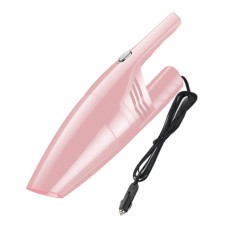 Tenth Generation Car Vacuum Cleaner 120W Wet and Dry Dual-use Strong Suction, Style: Wired(Pink)