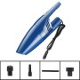 Tenth Generation Car Vacuum Cleaner 120W Wet and Dry Dual-use Strong Suction, Style: Wired(Blue)