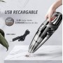R-6053 6000Pa Multi-function USB Charging Car Handheld Wireless Vacuum Cleaner Dust Collector Cleaning Tools(Black)