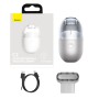 Baseus C2 Desktop Capsule Vacuum Cleaner Household Wireless Portable Mini Handheld Powerful Vacuum Cleaner(White)