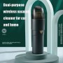 Ultra-long Standby Handheld Mini Car Vacuum Cleaner Home Wireless Vacuum Cleaner(Dark Green)