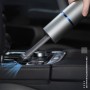 Mini Car Vacuum Cleaner Wireless Handheld Large Suction Car with Multifunctional Household Vacuum Cleaner(Silver Gray)