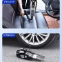 Car Vacuum Cleaner Air Pump Four-In-One Car Air Pump Digital Display 120W, Specification:Wired, Style:Mechanical Watch