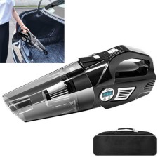 Car Vacuum Cleaner Air Pump Four-In-One Car Air Pump Digital Display 120W, Specification:Wireless, Style:Digital Meter+Storage Bag