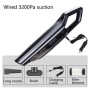 Wired 3200Pa Car Vacuum Cleaner Handheld High Power Small Vacuum Cleaner