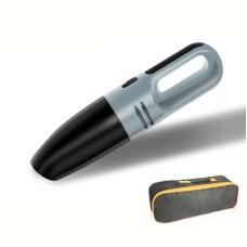 Car Handheld Portable Vacuum Cleaner Small Car Vacuum Cleaner Wireless Black Gray+Storage bag