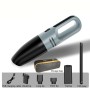 Car Handheld Portable Vacuum Cleaner Small Car Vacuum Cleaner Wireless Black Gray+Storage bag