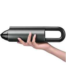 High-Power Small Handheld Portable Car Wireless Vacuum Cleaner with LED Light(Black)